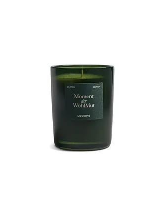 LOOOPS | Duftkerze 250g Wärme von Abendgold | dunkelgrün